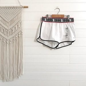 Forever21 White Running Shorts